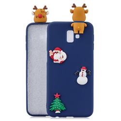 Navy Elk Christmas Xmax Soft 3D Silicone Case for Samsung Galaxy J6 Plus / J6 Prime