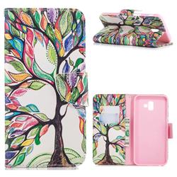 The Tree of Life Leather Wallet Case for Samsung Galaxy J6 Plus / J6 Prime