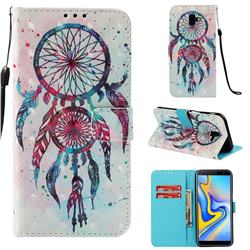 ColorDrops Wind Chimes 3D Painted Leather Wallet Case for Samsung Galaxy J6 Plus / J6 Prime