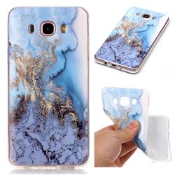 Sea Blue Soft TPU Marble Pattern Case for Samsung Galaxy J7 2016 J710