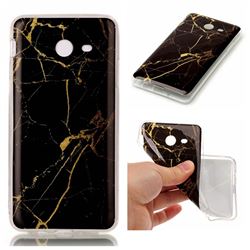 Black Gold Soft TPU Marble Pattern Case for Samsung Galaxy J7 2017 Halo