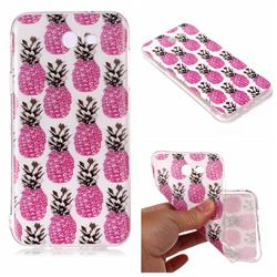 Rose Pineapple Matte Soft TPU Back Cover for Samsung Galaxy J7 2017 Halo US Edition