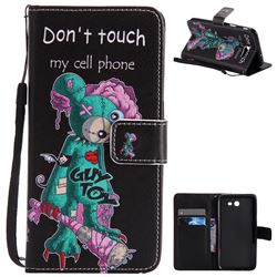 One Eye Mice PU Leather Wallet Case for Samsung Galaxy J7 2017 Halo US Edition