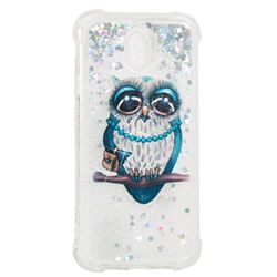 Sweet Gray Owl Dynamic Liquid Glitter Sand Quicksand Star TPU Case for Samsung Galaxy J7 2017 J730 Eurasian