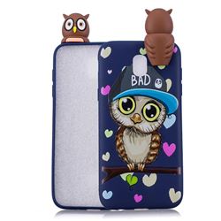 Bad Owl Soft 3D Climbing Doll Soft Case for Samsung Galaxy J7 2017 J730 Eurasian