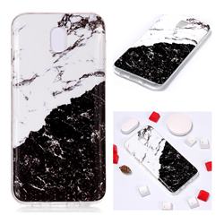 Black and White Soft TPU Marble Pattern Phone Case for Samsung Galaxy J7 2017 J730 Eurasian