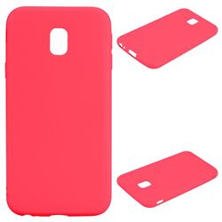 Candy Soft Silicone Protective Phone Case for Samsung Galaxy J7 2017 J730 Eurasian - Red