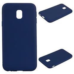 Candy Soft Silicone Protective Phone Case for Samsung Galaxy J7 2017 J730 Eurasian - Dark Blue