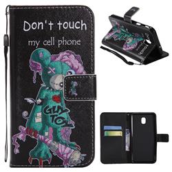 One Eye Mice PU Leather Wallet Case for Samsung Galaxy J7 (2018)
