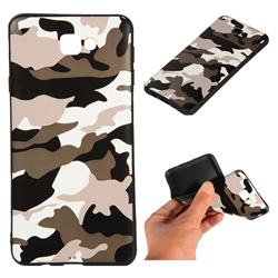Camouflage Soft TPU Back Cover for Samsung Galaxy J7 Prime G610 - Black White