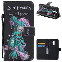 One Eye Mice PU Leather Wallet Case for Samsung Galaxy J8