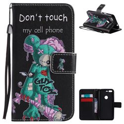One Eye Mice PU Leather Wallet Case for Google Pixel