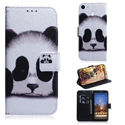Sleeping Panda PU Leather Wallet Case for Google Pixel 3A