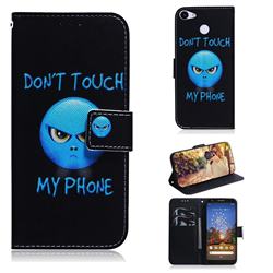 Not Touch My Phone PU Leather Wallet Case for Google Pixel 3A