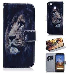 Lion Face PU Leather Wallet Case for Google Pixel 3A XL