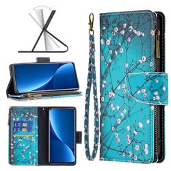 Blue Plum Binfen Color BF03 Retro Zipper Leather Wallet Phone Case for Google Pixel 7