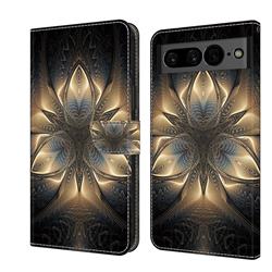 Resplendent Mandala Crystal PU Leather Protective Wallet Case Cover for Google Pixel 7