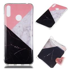 Tricolor Soft TPU Marble Pattern Case for Huawei Enjoy 9