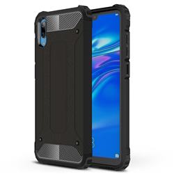 King Kong Armor Premium Shockproof Dual Layer Rugged Hard Cover for Huawei Enjoy 9 - Black Gold