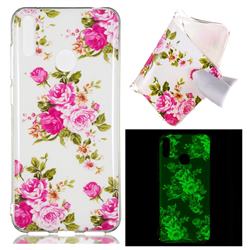 Peony Noctilucent Soft TPU Back Cover for Huawei Enjoy 9