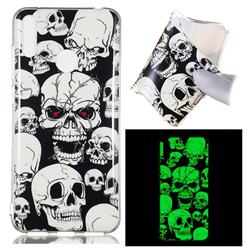Red-eye Ghost Skull Noctilucent Soft TPU Back Cover for Huawei Enjoy 9