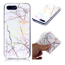 Color White Marble Pattern Bright Color Laser Soft TPU Case for Huawei Honor 10
