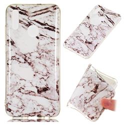 White Soft TPU Marble Pattern Case for Huawei Honor 10 Lite