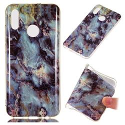 Rock Blue Soft TPU Marble Pattern Case for Huawei Honor 10 Lite