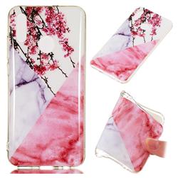 Pink Plum Soft TPU Marble Pattern Case for Huawei Honor 10 Lite