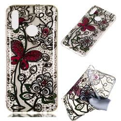 Butterfly Flowers Super Clear Soft TPU Back Cover for Huawei Honor 10 Lite