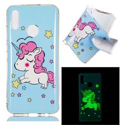 Stars Unicorn Noctilucent Soft TPU Back Cover for Huawei Honor 10 Lite