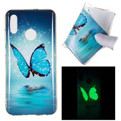 Butterfly Noctilucent Soft TPU Back Cover for Huawei Honor 10 Lite