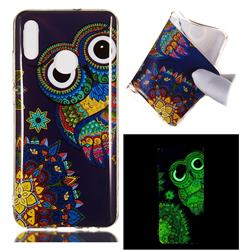 Tribe Owl Noctilucent Soft TPU Back Cover for Huawei Honor 10 Lite