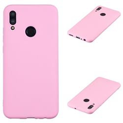 Candy Soft Silicone Protective Phone Case for Huawei Honor 10 Lite - Dark Pink
