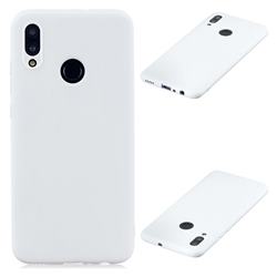 Candy Soft Silicone Protective Phone Case for Huawei Honor 10 Lite - White