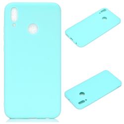 Candy Soft Silicone Protective Phone Case for Huawei Honor 10 Lite - Light Blue