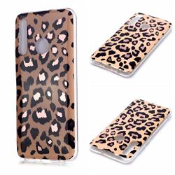 Leopard Galvanized Rose Gold Marble Phone Back Cover for Huawei Honor 10 Lite
