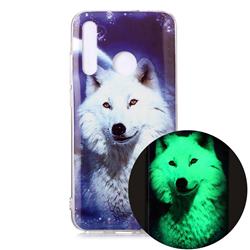 Galaxy Wolf Noctilucent Soft TPU Back Cover for Huawei Honor 10 Lite
