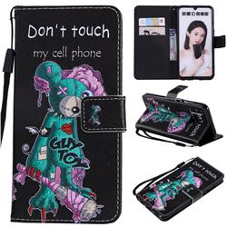 One Eye Mice PU Leather Wallet Case for Huawei Honor 10 Lite