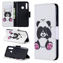 Lovely Panda Leather Wallet Case for Huawei Honor 10i