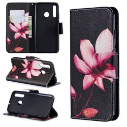Lotus Flower Leather Wallet Case for Huawei Honor 10i