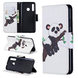 Tree Panda Leather Wallet Case for Huawei Honor 10i