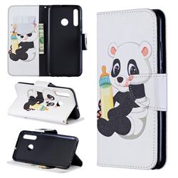 Baby Panda Leather Wallet Case for Huawei Honor 10i