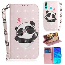Heart Cat 3D Painted Leather Wallet Phone Case for Huawei Honor 10i