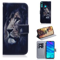 Lion Face PU Leather Wallet Case for Huawei Honor 10i