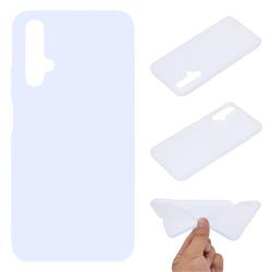 Candy Soft TPU Back Cover for Huawei Honor 20 - White