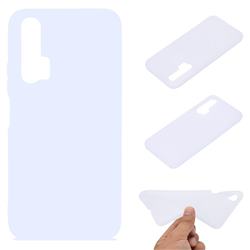 Candy Soft TPU Back Cover for Huawei Honor 20 Pro - White