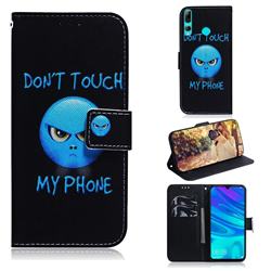 Not Touch My Phone PU Leather Wallet Case for Huawei Honor 20i