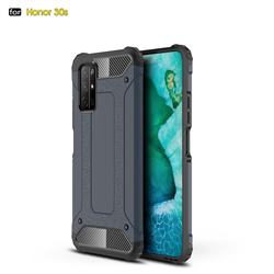 King Kong Armor Premium Shockproof Dual Layer Rugged Hard Cover for Huawei Honor 30s - Navy