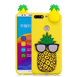 Big Pineapple Soft 3D Climbing Doll Soft Case for Huawei Honor 7C